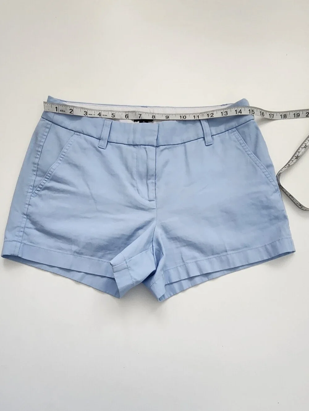 J. Crew Light Blue Chino Shorts Size 4 3